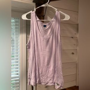 Purple luxe tank top